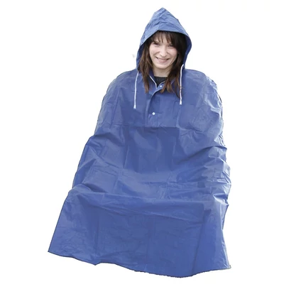 Esővédő poncho, kék