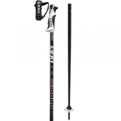 Leki Bold Lite S, black-fluorescent red-white síbot