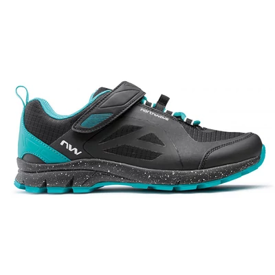Northwave Escape wmn evo, fekete/aqua kerékpáros cipő