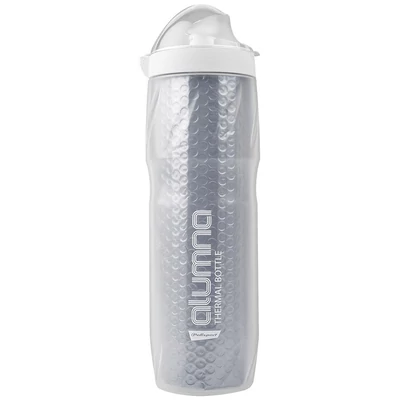 Polisport Alumna thermo 500 ml, átlátszó/ezüst kulacs