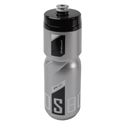Polisport S800 800 ml, ezüst/fekete/fehér kulacs