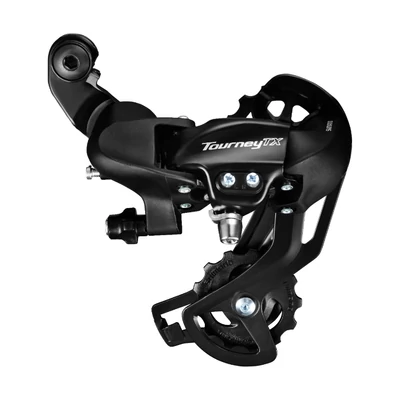 Shimano Tourney TX800S GSL 7/8 sebességes hátsó váltó, fekete