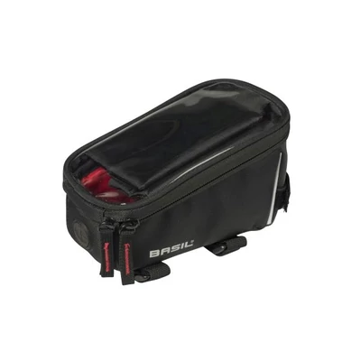 Basil Sport Design frame bag, tépőzáras fekete váztáska