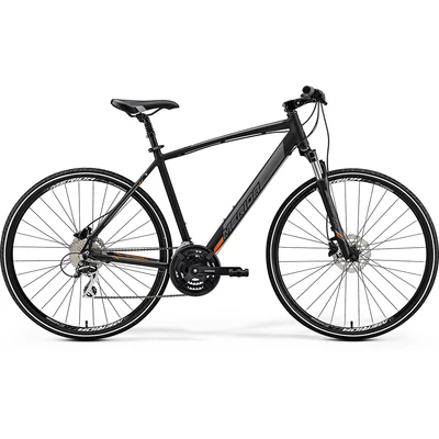 Merida Crossway 20-D, matt-black (orange) 2019