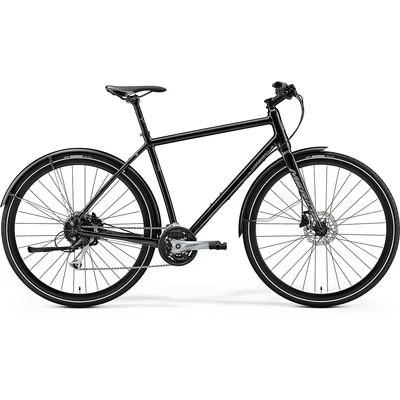Merida Crossway Urban 100, glossy black (silver) 2019