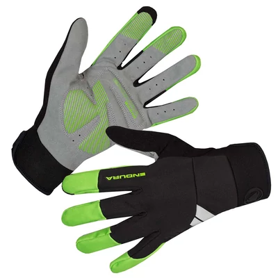 Endura Windchill Glove, hi-viz green hosszú kerékpáros kesztyű