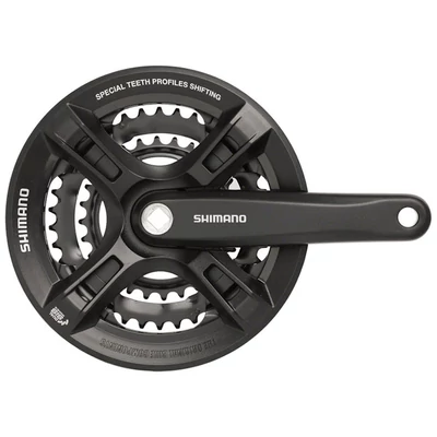 Shimano Altus FCM311 175 mm 48/38/28, fekete hajtómű 