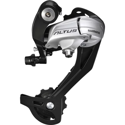 Shimano Altus SGS 9-es, ezüst hátsó váltó