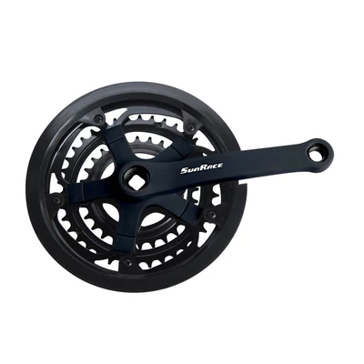 Sunrace FCM2 170mm 48/38/28, fekete hajtómű