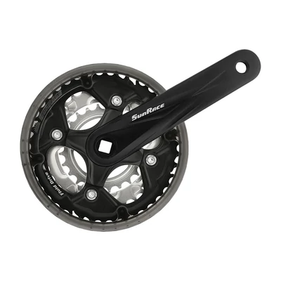 Sunrace FCM500 170mm 42/34/24, fekete-ezüst hajtómű