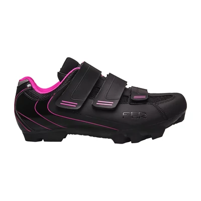 FLR F-55 III black-pink kerékpáros cipő