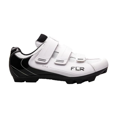 FLR F-55 III white-black kerékpáros cipő