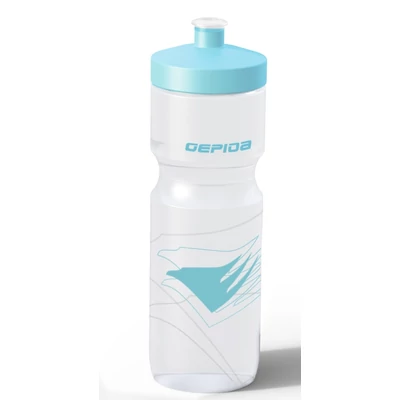 Gepida 800 ml, áttetsző/gepida kék kulacs