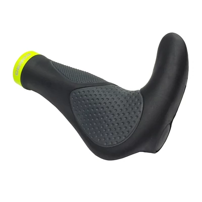 Gepida rögzítő gyűrűs, komfort 138mm fekete/UV sárga markolat