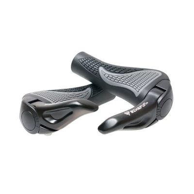 Bikefun Ergo 2 tone Lock-On 135 mm, fekete markolat