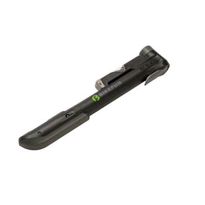 Bikefun Bora Gauge műanyag, fekete mini pumpa