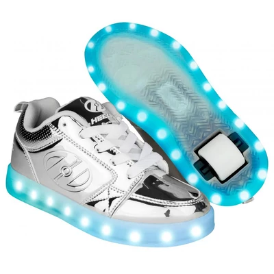 Heelys Premium 1 Lo silver chrome
