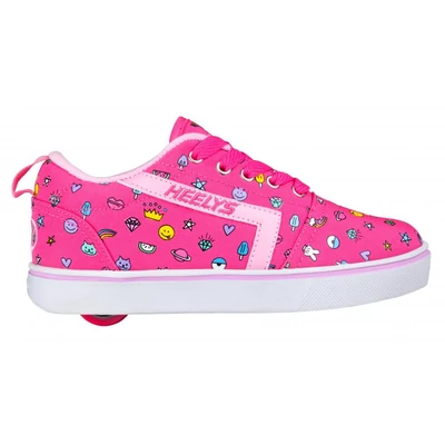 Heelys GR8 Pro Prints hot pink/light pink/emoji