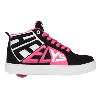 Heelys Racer 20 Mid black/white/neon pink
