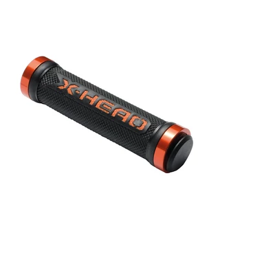 Bikefun X-Head Lock-On 130 mm fekete-narancs markolat