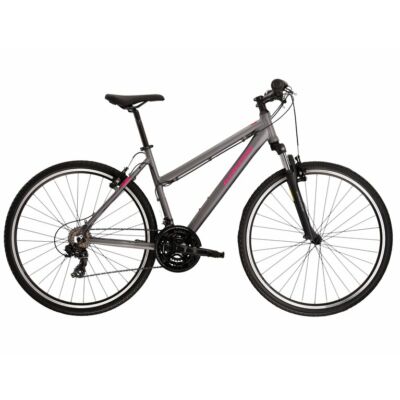Kross Evado 1.0 Lady graphite/raspberry mat 2022 női cross trekking kerékpár