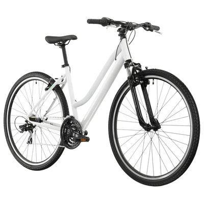 Kross Evado 1.0 Lady white/turquoise 2023 női cross trekking kerékpár