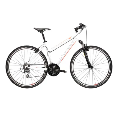 Kross Evado 3.0 Lady white/coral 2022 női cross trekking kerékpár