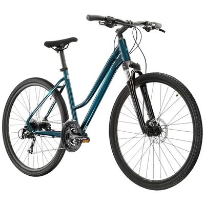Kross Evado 5.0 Lady turquoise green 2023 női cross trekking kerékpár
