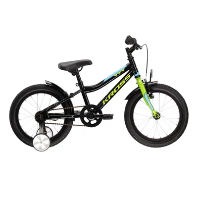 Kross Racer 3.0 black/lime/blue 2022 (16'') gyerek kerékpár