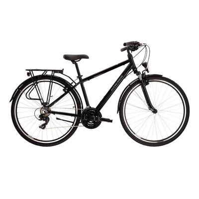 Kross Trans 1.0 black/grey 2023 trekking kerékpár