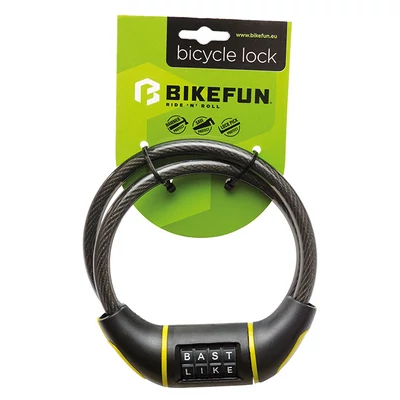Bikefun Riddle 10x1800 spirálzár