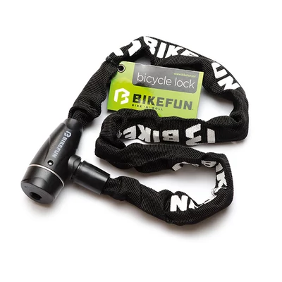 Bikefun Shackle 5x850 láncos lakat, fekete