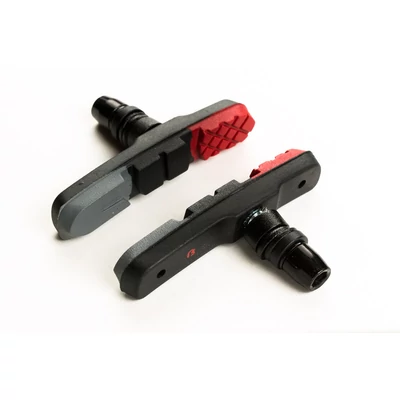 Bikefun MTB 72 mm menetes, piros/fekete/szürke fékbetét