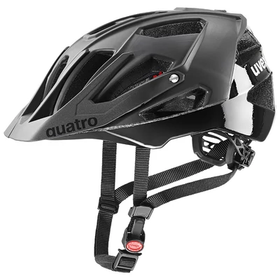Uvex Quatro CC, all black kerékpár sisak