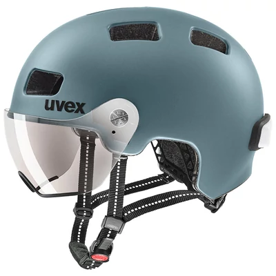 Uvex Rush Visor, deep turquoise matt kerékpár sisak