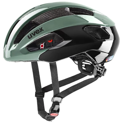 Uvex Rise, moss green-black kerékpár sisak