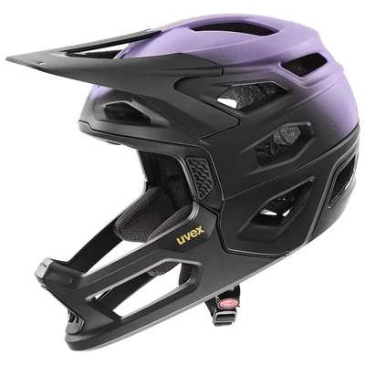 Uvex Revolt, lilac-black matt kerékpár sisak