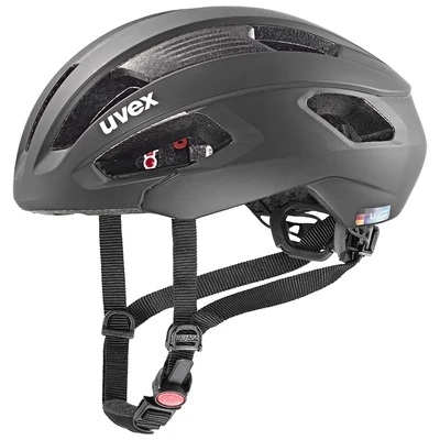 Uvex Rise CC, all black matt kerékpár sisak