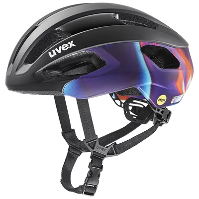 Uvex Rise Pro MIPS, black-galaxy matt kerékpár sisak
