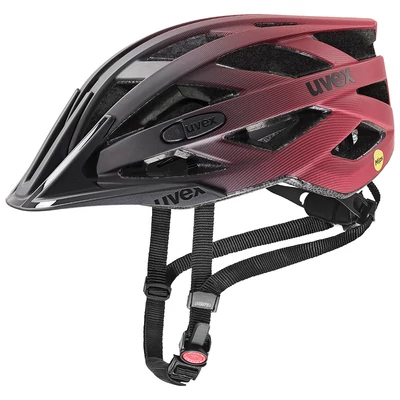 Uvex I-vo CC MIPS, black-red matt kerékpár sisak
