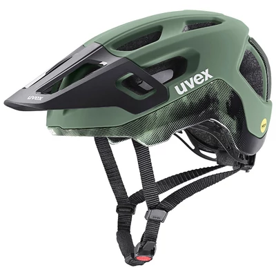 Uvex React MIPS, moss green-black matt kerékpár sisak