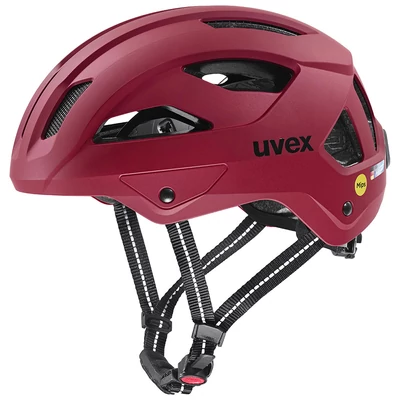 Uvex City Stride MIPS, ruby red matt kerékpár sisak