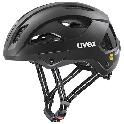 Uvex City Stride MIPS, black matt kerékpár sisak