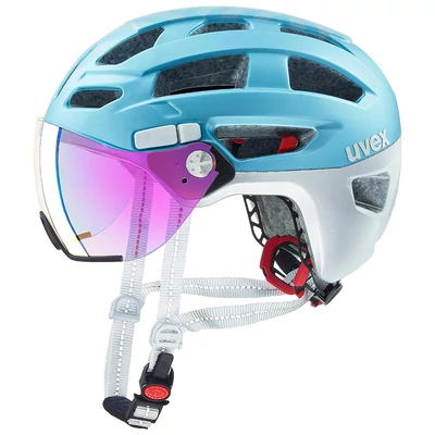 Uvex Finale Visor, strato cool blue kerékpár sisak
