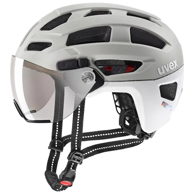 Uvex Finale Visor, sand-white matt kerékpár sisak
