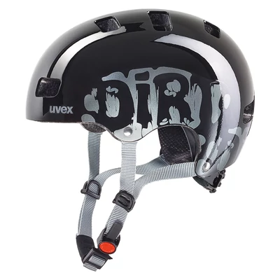 Uvex Kid 3, dirtbike black kerékpár sisak