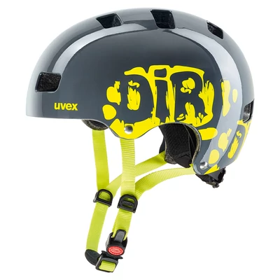 Uvex Kid 3, dirtbike grey-lime kerékpár sisak