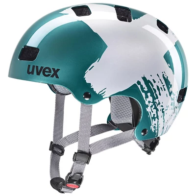 Uvex Kid 3, teal-silver kerékpár sisak