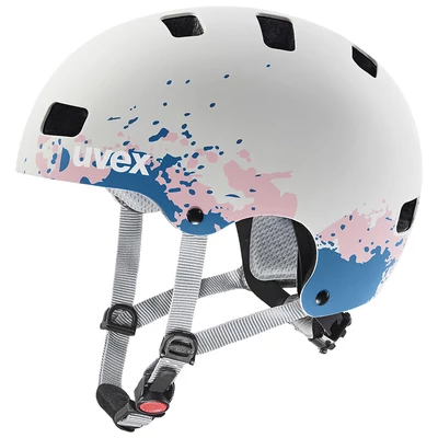 Uvex Kid 3 CC, grey-grapefruit mat kerékpár sisak