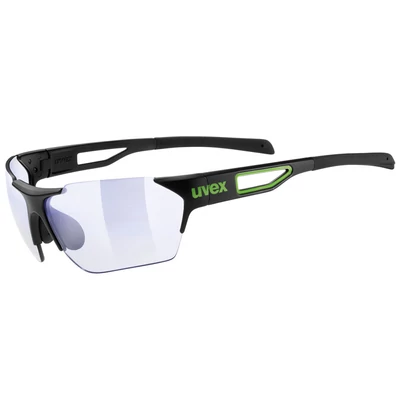 Uvex Sportstyle 202 race V, black mat green/blue napszemüveg